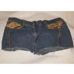 Playboy Vintage Cutoff Denim Shorts